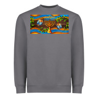 Storm hanukkah with candlestick Heavyweight Sweatshirt - AdoDesignShop