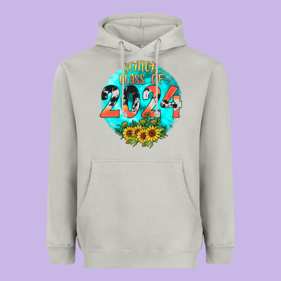 Class Of 2024 Senior Heavyweight Hoodie Designed By Jahusdesignshop