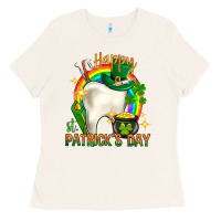 Bone Happy Dentist St. Patrick's Day Ladies Tee - HowdyJamesFarm