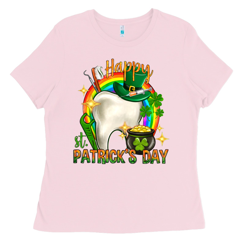 Happy Dentist St. Patrick's Day Ladies Tee by HowdyJamesFarm | Teevron