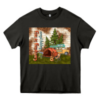 Asphalt camping is my happy place Heavy Core Tee - TumblerDesignByShophia