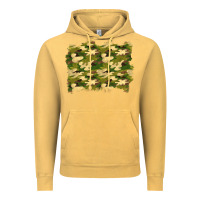 Vintage Mustard camouflage background Vintage Hoodie - BundleAndBundleShop