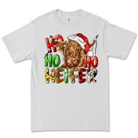 Dove Grey ho ho ho heifer Premium Tee - CowGirlArtShop