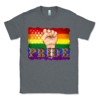 Charcoal Heather lgbtq  flag and hand pride Classic Tee - Artiststas