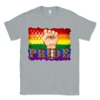 Heather Grey lgbtq  flag and hand pride Classic Tee - Artiststas