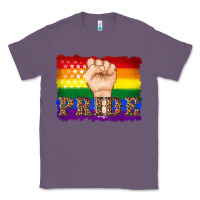 Lavender lgbtq  flag and hand pride Classic Tee - Artiststas