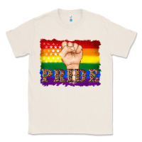 Natural lgbtq  flag and hand pride Classic Tee - Artiststas