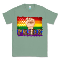 Sage lgbtq  flag and hand pride Classic Tee - Artiststas