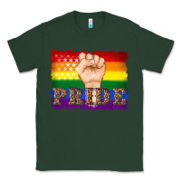 Sports Green lgbtq  flag and hand pride Classic Tee - Artiststas