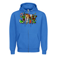 True Royal joy with baby cow and christmas gifts mistletoe Zipper Hoodie - AdoDesignShop