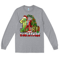 Heather Grey first christmas Long Sleeve Tee - FaDigitalArtStudio