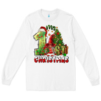 White first christmas Long Sleeve Tee - FaDigitalArtStudio