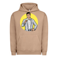 Pigment Burro sterling archer Urban Hoodie - DesigneFamous