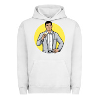 Pigment Lunar Rock sterling archer Urban Hoodie - DesigneFamous