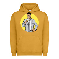 Pigment Peanut Butter sterling archer Urban Hoodie - DesigneFamous