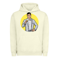 Pigment Pistachio sterling archer Urban Hoodie - DesigneFamous