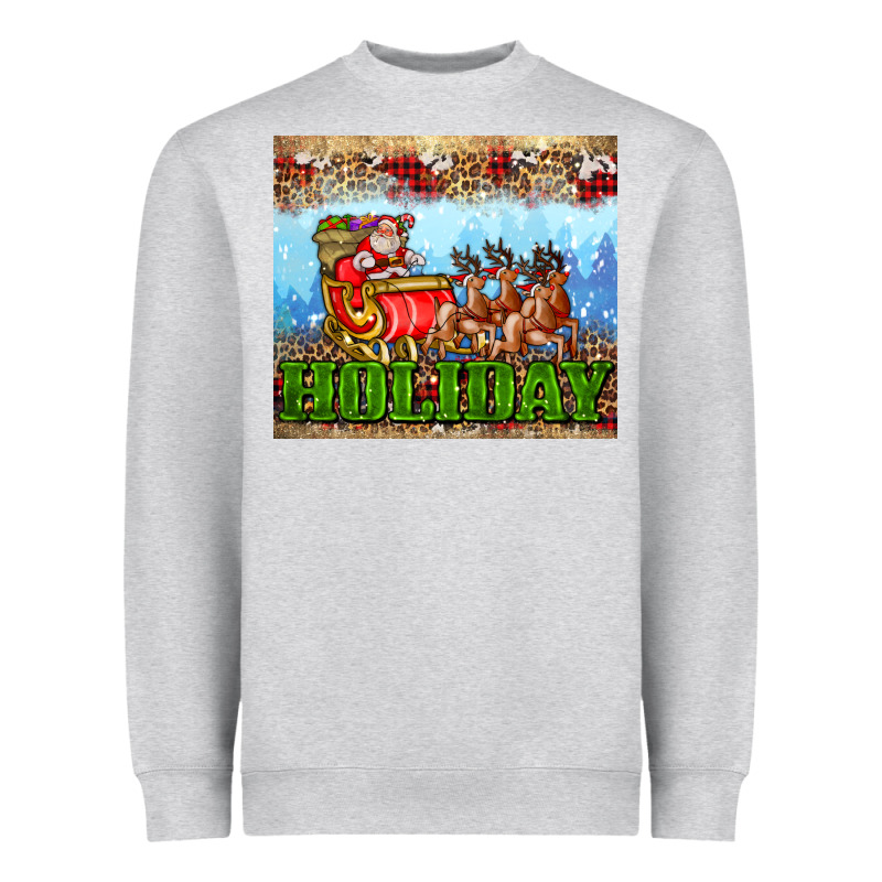 Holiday And Santa. Claus Heavyweight Sweatshirt by AdoDesignShop | Teevron