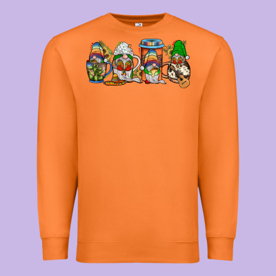 Mexican Gnomies Coffee Premium Sweatshirt Designed By Jahusdesignshop
