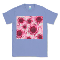 Colony Blue breast cancer sunflower Classic Tee - CowGirlArtShop