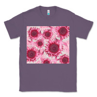 Lavender breast cancer sunflower Classic Tee - CowGirlArtShop