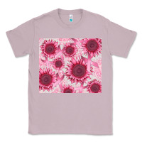 Lilac breast cancer sunflower Classic Tee - CowGirlArtShop