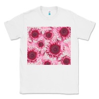White breast cancer sunflower Classic Tee - CowGirlArtShop