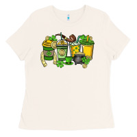 Bone St. Patrick's Day coffee cups Ladies Tee - HowdyJamesFarm