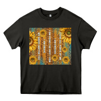 Asphalt self reminders with sunflowers Heavy Core Tee - TumblerDesignByShophia