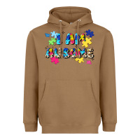 Toasted Coconut i am ausome Heavyweight Hoodie - JahusDesignShop
