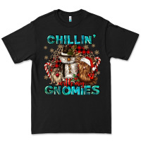 Black chillin with my gnomies Premium Tee - CowGirlArtShop