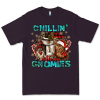 Plum chillin with my gnomies Premium Tee - CowGirlArtShop