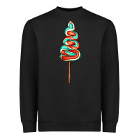 Black bluered lollipop Heavyweight Sweatshirt - AdoDesignShop