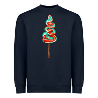 Navy bluered lollipop Heavyweight Sweatshirt - AdoDesignShop