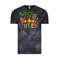 Cloud Black mardi gras queen Vintage Tee - FaDigitalArtStudio