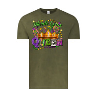 Vintage Olive mardi gras queen Vintage Tee - FaDigitalArtStudio
