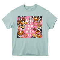 Arona life is what you bake it with cowhide Heavy Core Tee - TumblerDesignByShophia
