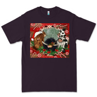 Plum christmas heifer cow  gnomies Premium Tee - CowGirlArtShop