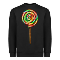 Black rainbow lollipop Heavyweight Sweatshirt - AdoDesignShop