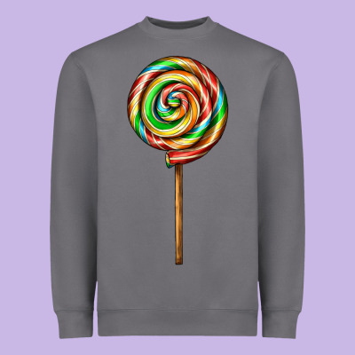 Rainbow Lollipop Heavyweight Sweatshirt Designed By Adodesignshop
