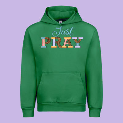 Just Pray Urban Hoodie Designed By Jahusdesignshop