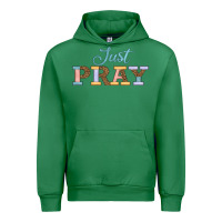 Emerald Just Pray Urban Hoodie - JahusDesignShop