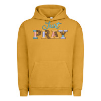 Pigment Peanut Butter Just Pray Urban Hoodie - JahusDesignShop