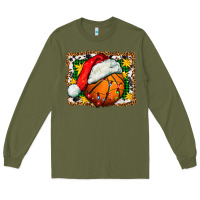 Army Green basketball christmas Long Sleeve Tee - FaDigitalArtStudio