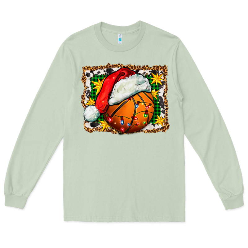 Basketball Christmas Long Sleeve Tee by FaDigitalArtStudio | Teevron