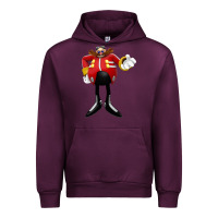 Mauve Wine doctor eggman Urban Hoodie - DesigneFamous