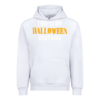 White this is my halloween costume Urban Hoodie - DesigneFamous