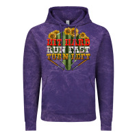 Cloud Purple hit hard run fast turn left Vintage Hoodie - BundleAndBundleShop