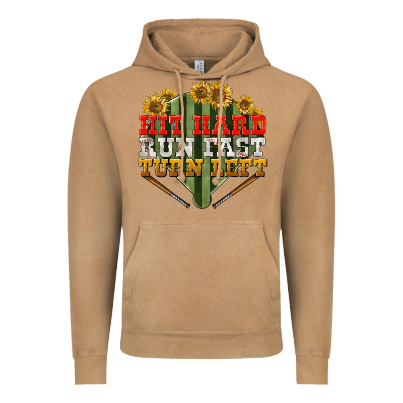 Hit Hard Run Fast Turn Left Vintage Hoodie by BundleAndBundleShop | Teevron