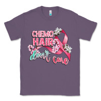 Lavender chemo hair dont care Classic Tee - CowGirlArtShop