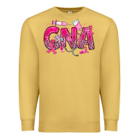 Antique Gold breast cancer cna certified nursing assistant Premium Sweatshirt - JahusDesignShop